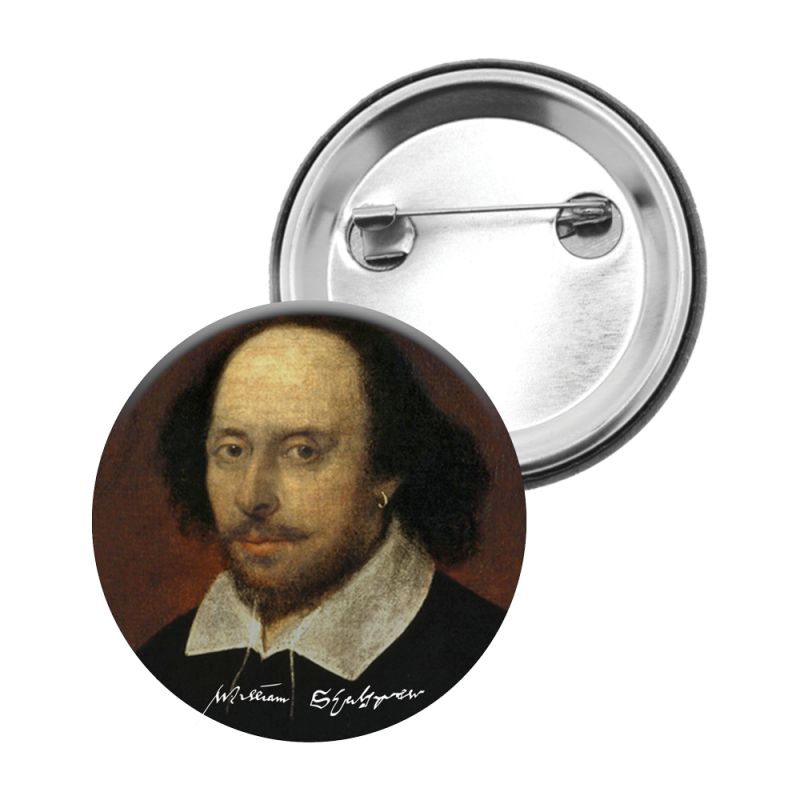 Badge Epingle William Shakespeare