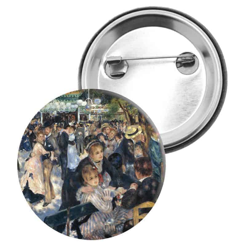 Badge Epingle Auguste Renoir - Le bal du moulin de la galette