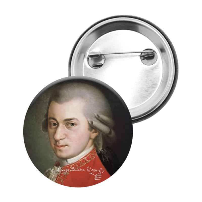 Badge Epingle Wolfgang Amadeus Mozart