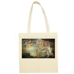Sac Shopping ECRU Sandro Botticelli - La naissance de Venus