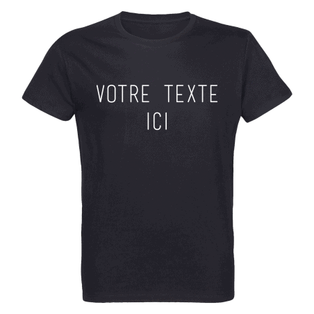 T-shirt NOIR Personnalisation