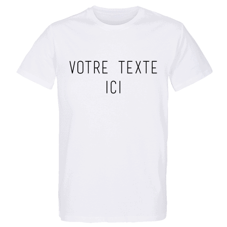 T-shirt BLANC Personnalisation