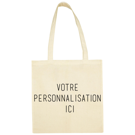 Sac Shopping ECRU PERSONNALISABLE