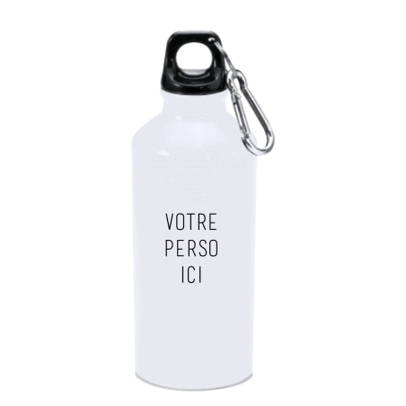 Gourde BLANCHE Personnalisable
