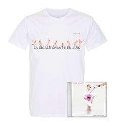 Pack T-shirt Homme BLANC PARIS Refait Danser les Fleurs + CD / Taille L