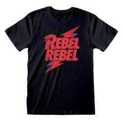 T-shirt NOIR David Bowie - Rebel Rebel