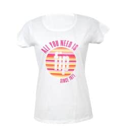 T-shirt Femme BLANC All You Need is FIP