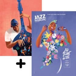 Pack Affiche Collector Jazz In Marciac 2020 + 2021
