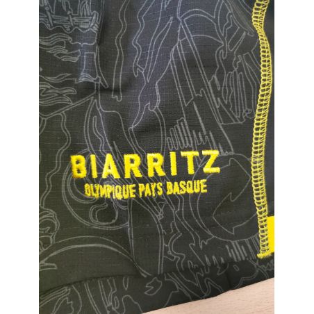 Short Officiel ADULTE Biarritz Olympique Exterieur NOIR   JAUNE  Grindr