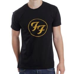 T-shirt FOO FIGHTERS gold logo