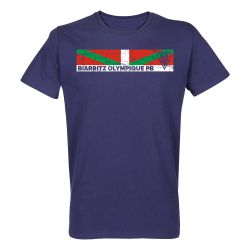 T-shirt BLEU Drapeaux Basque BOPB
