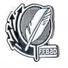 Broche blanche FF-Badminton