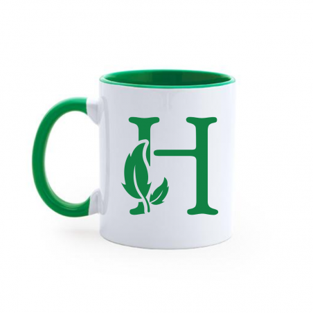 Mug Bicolore Blanc et Vert