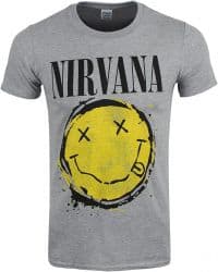 T-shirt Nirvana Smiley splat