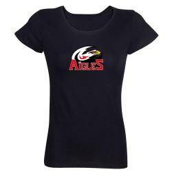 T-shirt Femme Ligue Magnus Noir Nice Aigles