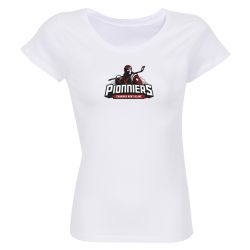 T-shirt Femme Ligue Magnus Blanc Chamonix Pionniers