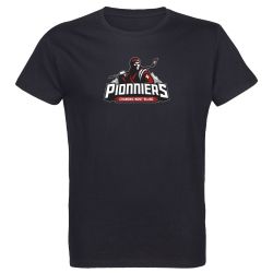 T-shirt Enfant Ligue Magnus Noir Chamonix Pionniers