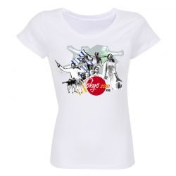 T-shirt femme Tokyo Fleuret