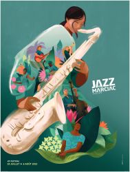 Affiche Collector Jazz In Marciac 2023