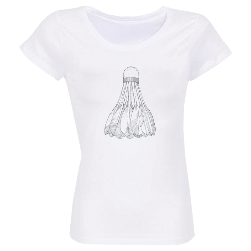T-shirt femme - blanc - Volant