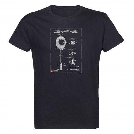 T-shirt NOIR Plan Raquette