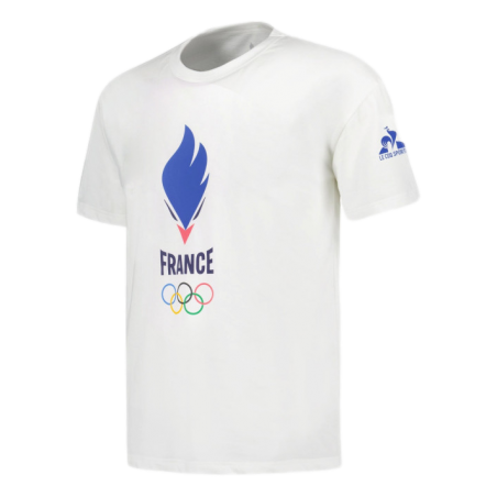 T-shirt Blanc Logo JO 2024