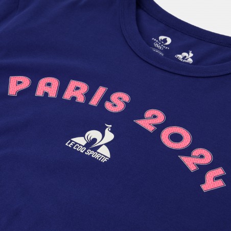 T-shirt Bleu Graphic Paris 2024