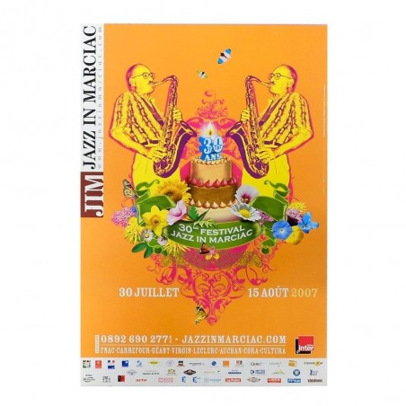 Affiche Jazz in Marciac 2007 - Modèle 3