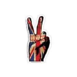 Stickers The Who union jack peace