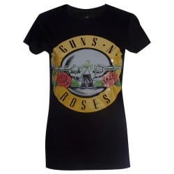 T-shirt femme Guns N Roses Circle Logo