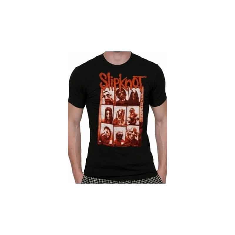 T-shirt SLIPKNOT - Sepia faces