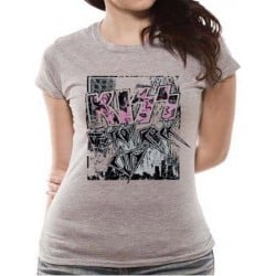 T-shirt femme KISS Detroit