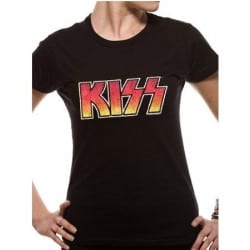 T-shirt femme KISS vintage logo