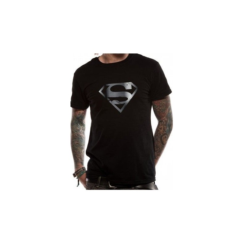 T-shirt SUPERMAN - SILVER FOIL LOGO