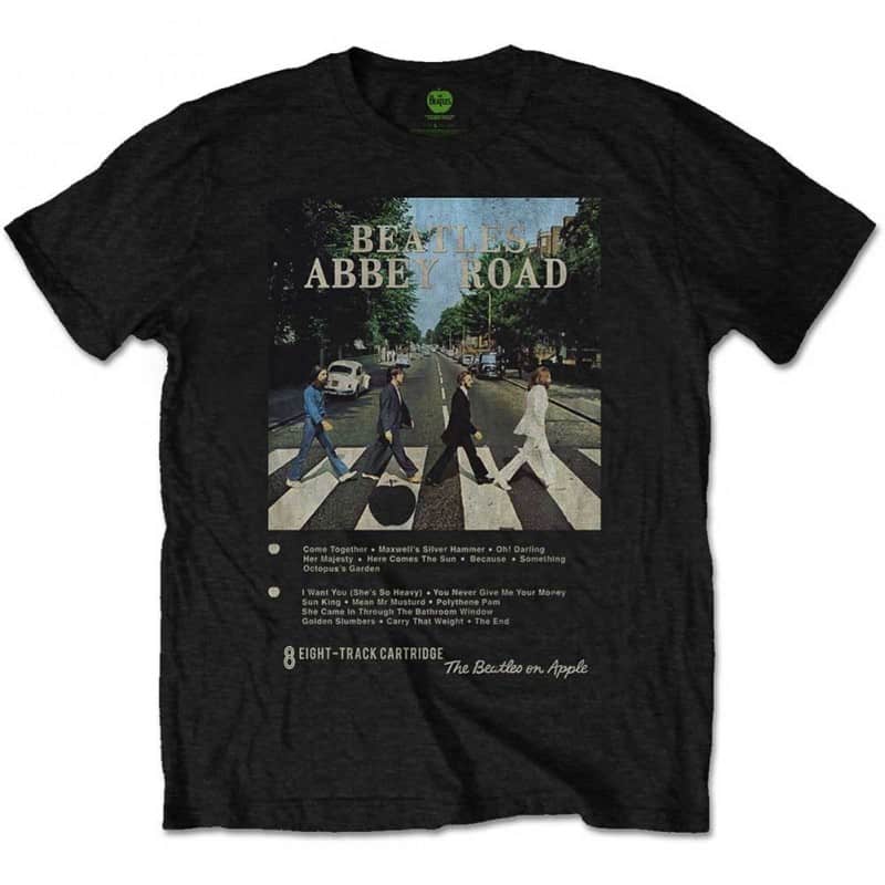 T-shirt The Beatles - Abbey Road 8 Track T-shirt The Beatles - Abbey Road 8 Track