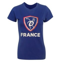 T-shirt femme blason Hockey France