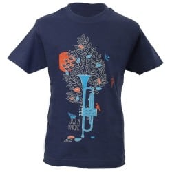 T-shirt enfant Arbre Trompette Jazz in Marciac