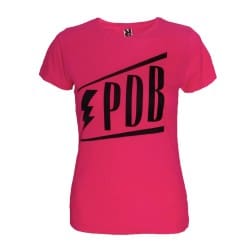 T-shirt femme éclair rose Printemps de Bourges