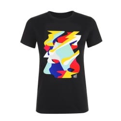 T-shirt femme affiche noir Printemps de Bourges 2018