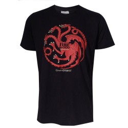 T-shirt Game of Thrones - Fire and blood