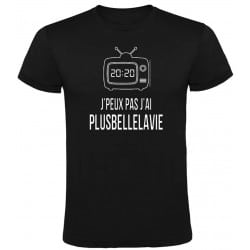 T-shirt J'Peux Pas Noir Plus Belle La Vie